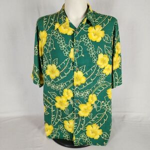 Reyn Spooner Men's University of Oregon Ducks Hawaiian Shirt (XXL)